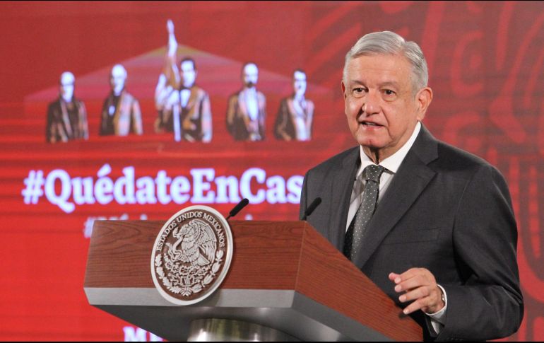 López Obrador indicó que a él le gustaría acudir la semana próxima a dar el banderazo. NTX / J. Lira