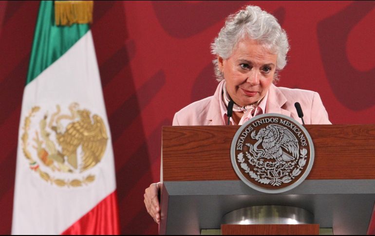 La funcionaria federal indica que una vez que entreguen los solicitantes, se instalará la comisión que será presidida por ella, en su calidad de titular de la Segob. NTX / J. Lira