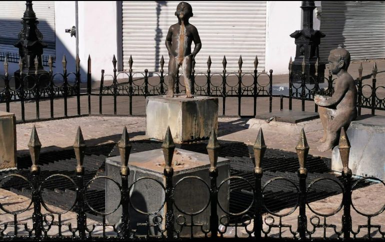 El robo de la escultura, obra del artista Miguel Miramontes, es el tercero en menos de 10 años. ESPECIAL