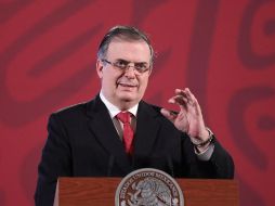 Ebrard asegura que, hasta la fecha, se ha logrado la repatriación de más de 12 mil mexicanos varados en distintos países. EFE/S. Gutiérrez