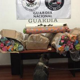Aseguran 94 kilos de mariguana en tubos de PVC en Guadalajara