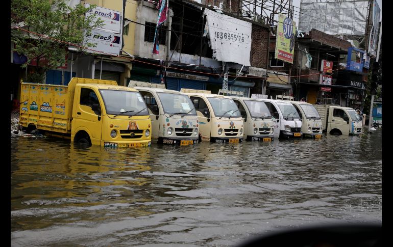 Inundaciones en Calcuta. EFE/P. Adhikary