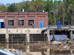 Había inundaciones a lo largo de los ríos Tittabawassee y Shiawassee que desembocan en el río Saginaw. EFE/T. Maury