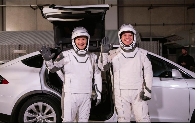 Será el primer lanzamiento de astronautas en el Centro Espacial John F. Kennedy de la NASA desde el último vuelo del transbordador en 2011. AP / K. Shiflett