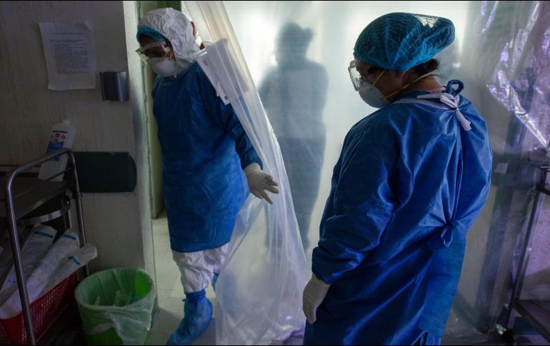 Mil 834 personas con coronavirus se encuentran hospitalizadas en centros de la entidad. NTX/ARCHIVO