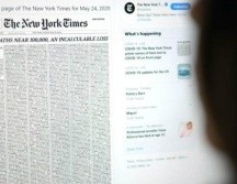 he New York Times le rindió un sencillo pero poderoso homenaje a las víctimas de covid-19 en EE.UU. GETTY IMAGES