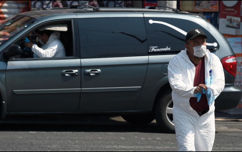 En México hay más de 5 mil 500 funerarias, pero sólo cerca de 400 hornos crematorios. AFP/A. Estrella