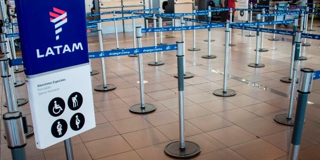 Latam Airlines se declara en bancarrota por los efectos del coronavirus