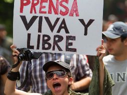 Del año 2000 a la fecha ha documentado 133 asesinatos de periodistas en México, en posible relación con su labor. NTX/ARCHIVO