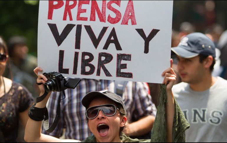 Del año 2000 a la fecha ha documentado 133 asesinatos de periodistas en México, en posible relación con su labor. NTX/ARCHIVO