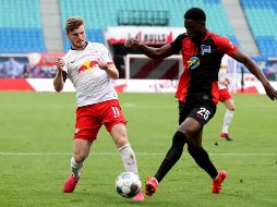 El RB Leipzig dejó escapar una inmejorable oportunidad de trepar al subliderato de la Bundesliga. AFP / A. Hassenstein