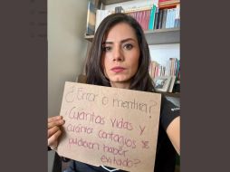 Varios usuarios cuestionan a la senadora que su mensaje daba a entender que el gobierno buscaba evitar vidas, pero que en realidad se refería a muertes o fallecimientos, por lo que después Delgadillo corrigió la cartulina. TWITTER / @VeroDelgadilloG