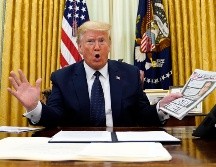 Desde la Oficina Oval de la Casa Blanca, Trump aseguró que el decreto defendería la libertad de expresión. AP/E. Vucci
