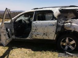 El vehículo es encontrado durante un recorrido de vigilancia en los alrededores de un rancho ubicado en el poblado de San José de Gracia. ESPECIAL