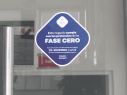 Xavier Orendáin, presidente de la Canaco calificó como positivo que el Gobierno del Estado sólo permita retomar actividades a los establecimientos con distintivo. TWITTER / @PresidenteCCGdl