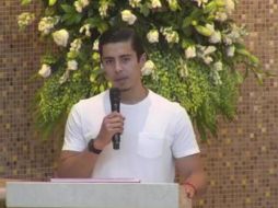 Su hijo, Benjamín Galindo Cruz, dedicó un mensaje a aficionados y amigos, al finalizar la celebración eucarística. EL INFORMADOR / J. Robles