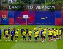 Tres meses después de que la expansión del nuevo coronavirus obligara a parar la Liga a mediados de marzo, el campeonato se reanudará el próximo 11 de junio. TWITTER / @FCBarcelona