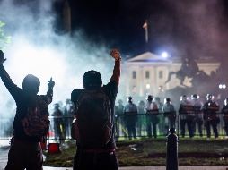 Las protestas llegaron a los alrededores de la Casa Blanca. EFE/EPA