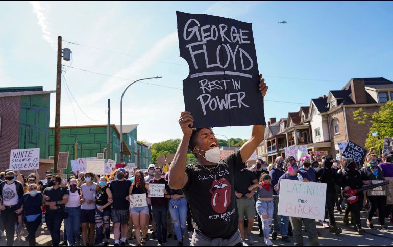 Una semana después de la muerte de George Floyd, las protestas se extendieron de costa a costa y derivaron en disturbios generalizados. AP / S. Mellon