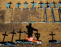 El país también registró un récord de muertes causadas por el coronavirus en las últimas 24 horas. AFP