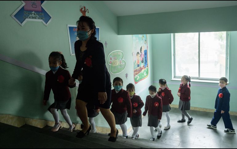 Dos adultos sufrieron heridas más graves, pero ninguna víctima corre peligro de muerte. AFP/W. Kim