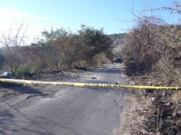 Los cuerpos fueron hallados alrededor de las 08:00 horas sobre el Camino a Colimilla. ESPECIAL