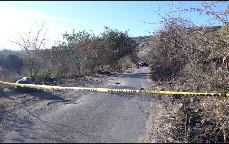 Los cuerpos fueron hallados alrededor de las 08:00 horas sobre el Camino a Colimilla. ESPECIAL