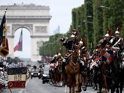 El ejército no desfilará este año por la Avenida de los Campos Elíseos. AFP / ARCHIVO