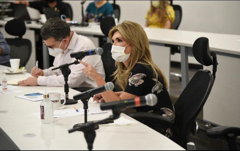 Pavlovich anunció una serie de medidas implementadas en Sonora para mitigar el impacto de la COVID-19. TWITTER/@ClaudiaPavlovic