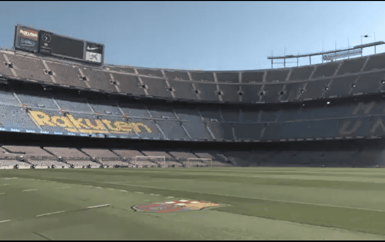 -El museo, la tienda oficial y las oficinas de atención del Barcelona, situadas en el Camp Nou, volverán a operar con medidas de seguridad y protección sanitaria. TWITTER / @FCBarcelona_es