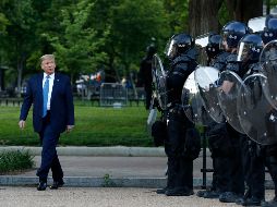 La Guardia Nacional estuvo resguardando la Casa Blanca debido a las manifestaciones contra el racismo y la brutalidad policial. AP / ARCHIVO