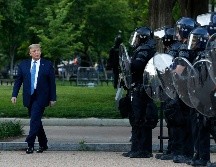 La Guardia Nacional estuvo resguardando la Casa Blanca debido a las manifestaciones contra el racismo y la brutalidad policial. AP / ARCHIVO