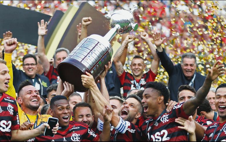 ACTUAL CAMPEÓN. El Flamengo de Brasil se coronó en 2019.  AFP