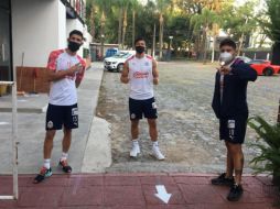 La novedad en el equipo fue la presencia de Ángel “Chelo” Zaldívar, quien se presentó ya con uniforme del chiverío. TWITTER / @AZaldivar_