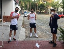 La novedad en el equipo fue la presencia de Ángel “Chelo” Zaldívar, quien se presentó ya con uniforme del chiverío. TWITTER / @AZaldivar_