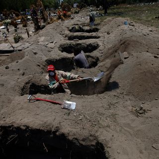 Panteones, el último eslabón de la pandemia