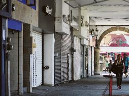 Los comercios acumulan 11 semanas cerrados. EL INFORMADOR/E. Barrera