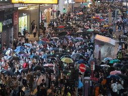 La Policía hongkonesa advirtió hoy de que las concentraciones serían declaradas ilegales por tratarse de asambleas no autorizadas. AP / K. Cheung