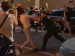 Vincent D'Andraia fue suspendido sin goce de sueldo la semana pasada luego de conocerse el video. AP/W. Hu