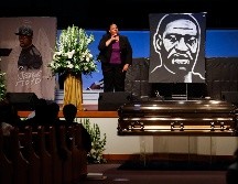 El funeral en la iglesia Fountain of Praise, en Houston. AP/Houston Chronicle/G. Vázquez