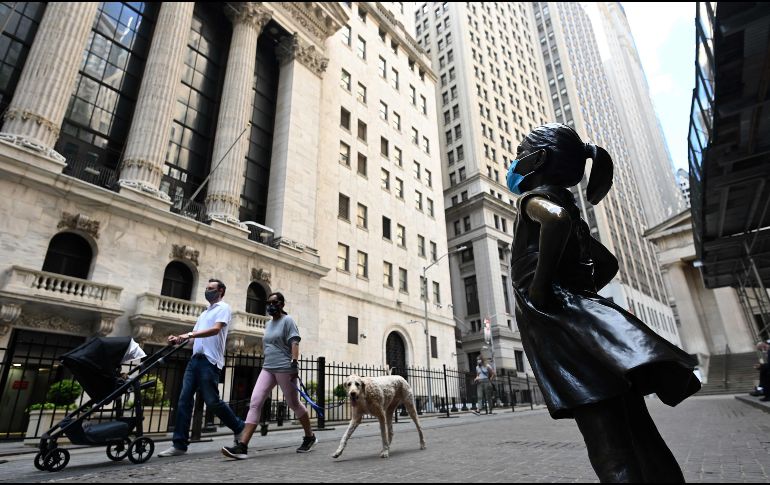 El Dow Jones cerró con una subida de 0.04%. AFP/ARCHIVO
