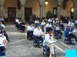 Algunos de los aspirantes señalaron que la prueba tenía preguntas repetitivas y referencias a legislación no vigente. TWITTER / @LegislativoJal