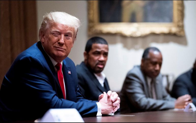 Ni Trump ni su campaña han explicado qué medidas de protección se tomarán durante esos actos electorales debido al coronavirus. EFE/D. Mills