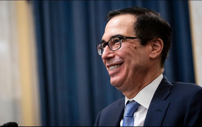 Steven Mnuchin hace estas declaraciones luego de que varios estados de EU registraran un aumento en el número de casos de coronavirus. AP / ARCHIVO