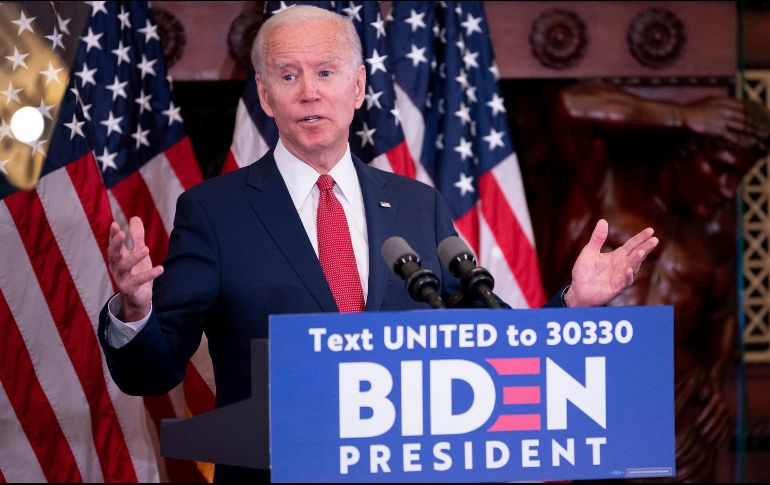 La secretaria de prensa de la Casa Blanca acusó a Biden de ''traficar teorías de conspiración''. AFP / ARCHIVO