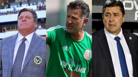 Miguel Herrera y Luis Fernando Tena dejaron por un lado la rivalidad que representan el América y el Guadalajara para reventar a Juan Carlos Osorio, exentrenador de la Selección Mexicana. ESPECIAL / Imago7