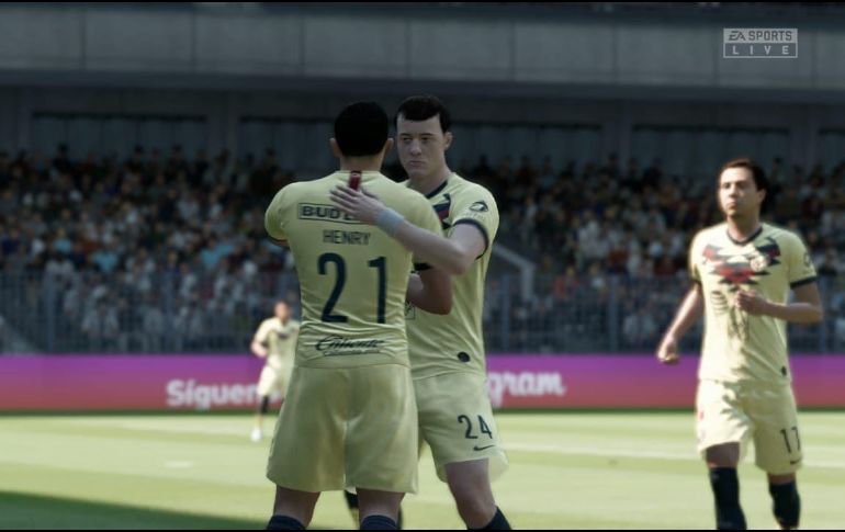 Santiago Cáseres metió al América a la final de la eLiga MX, con un gol de último minuto sobre el Pachuca. TWITTER / @LigaBBVAMX