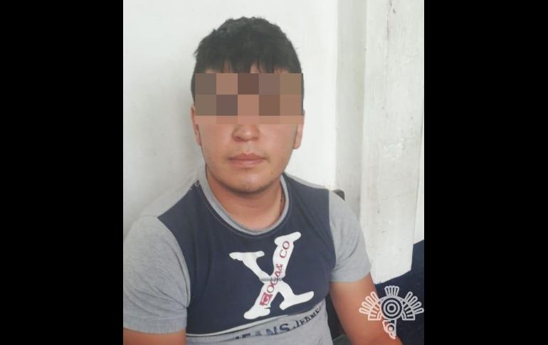 El ''alimento'' sería entregado por un familiar a uno de los internos. ESPECIAL / Secretaría de Seguridad Pública de Puebla