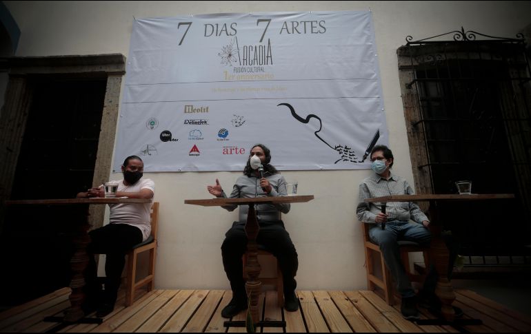 Rueda de prensa. Presentación de las actividades organizadas por Arcadia Fusión Cultural, para celebrar su aniversario. EL INFORMADOR/F. Atilano