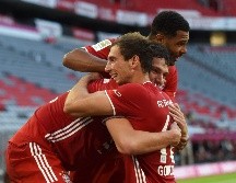 El Bayern Múnich derrotó por 2-1 este sábado al Borussia Mönchengladbach (4º) y queda a una sola victoria de sumar un octavo título consecutivo de la Bundesliga. AFP / C. Stache